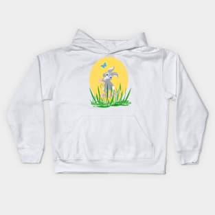 Yellow Easter egg Kids Hoodie